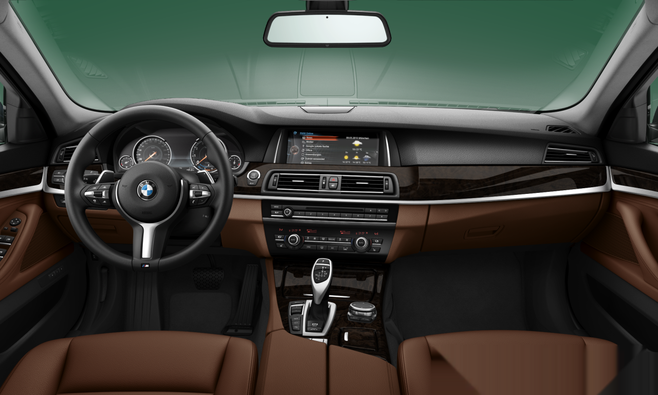Interior of BMW 528i xDrive (F10 (MUE)), VIN WBA5A710XGG298632
