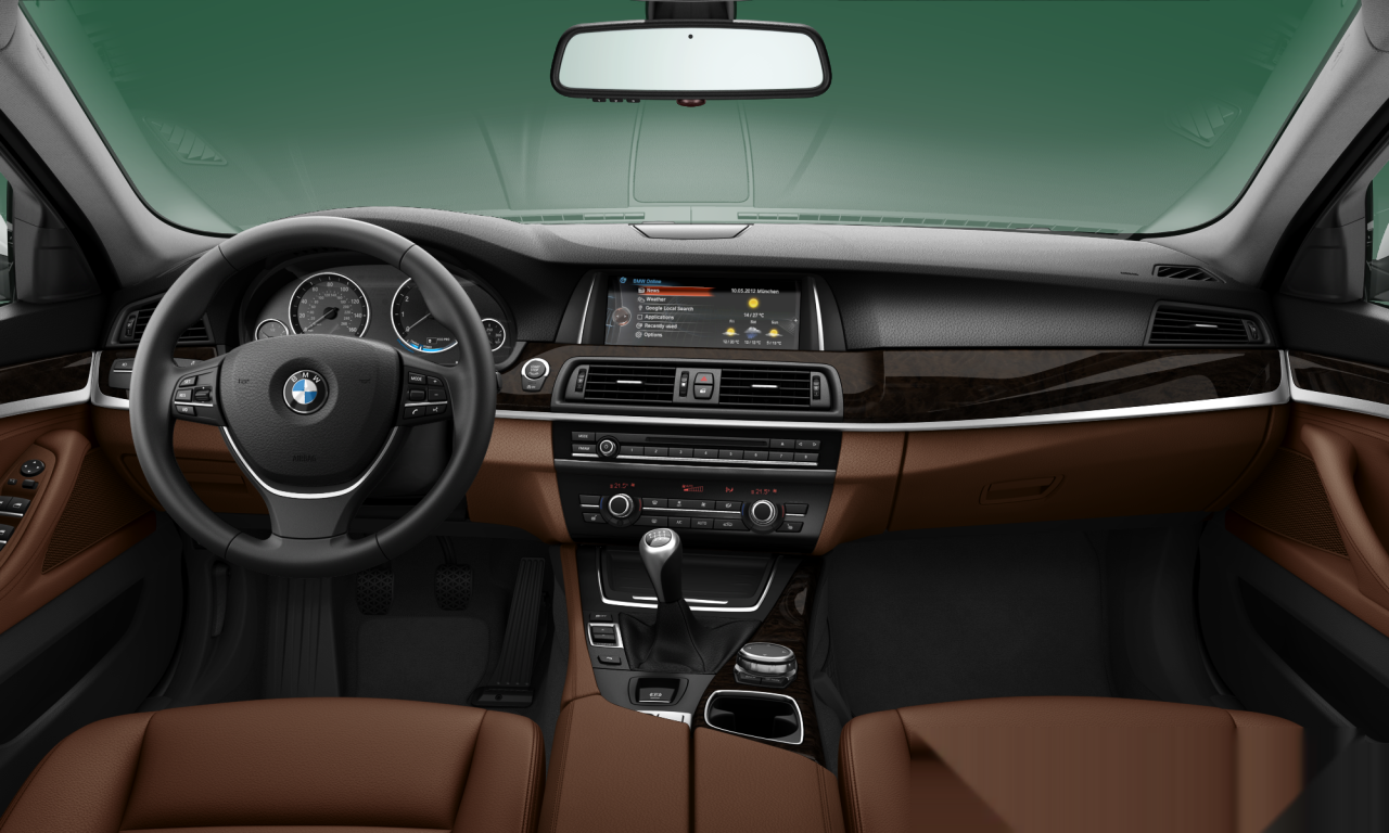Interior of 2015 BMW 528i xDrive (F10 (MUE)), VIN WBA5A7C52FD623508