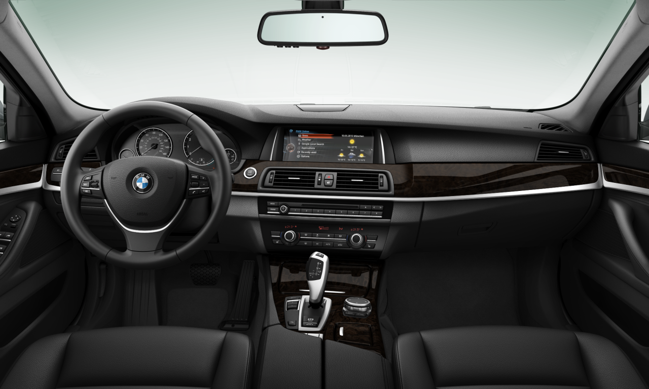 Interior of BMW 535i (F10 (MUE)), VIN WBA5B1C54FD919012