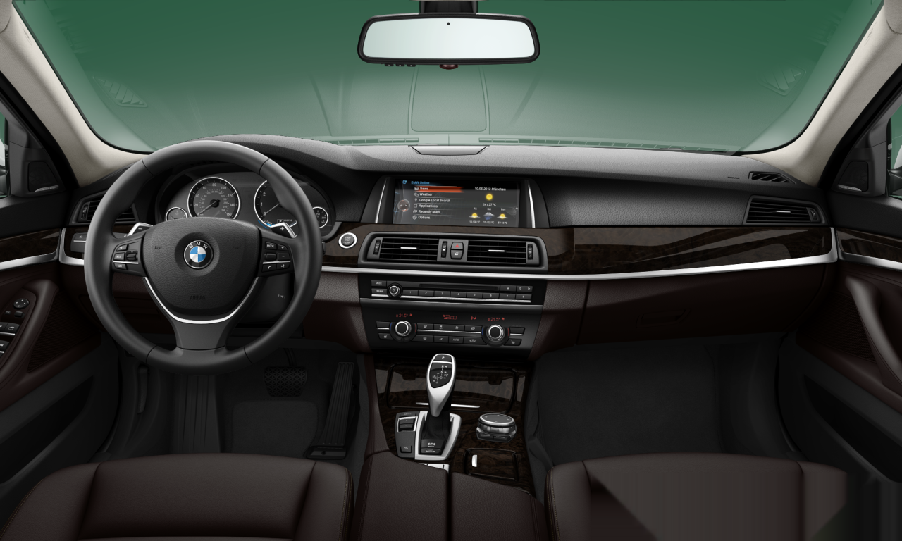 Interior of 2015 BMW 535i (F10 (MUE)), VIN WBA5B1C55GG131792