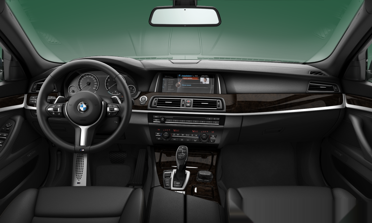 Interior of 2015 BMW 535i xDrive (F10 (MUE)), VIN WBA5B31090GJ39967