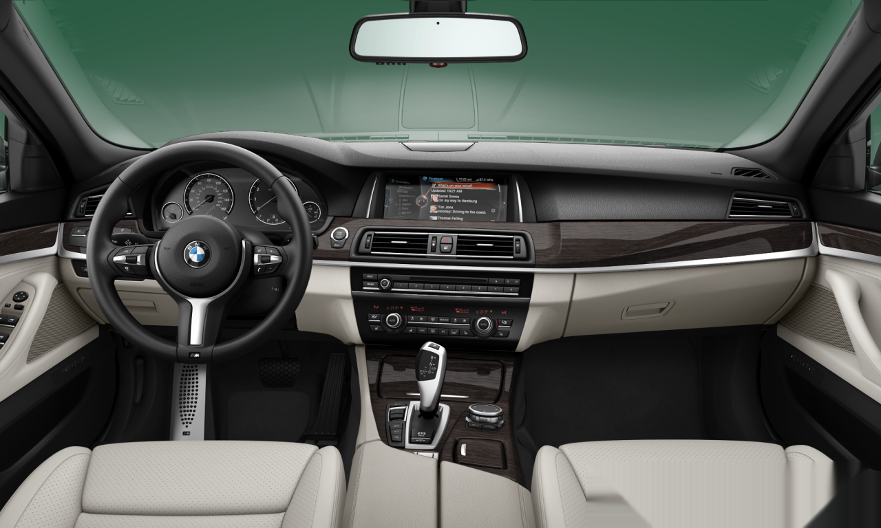 Interior of 2013 BMW 535i xDrive (F10 (MUE)), VIN WBA5B3C51ED530340