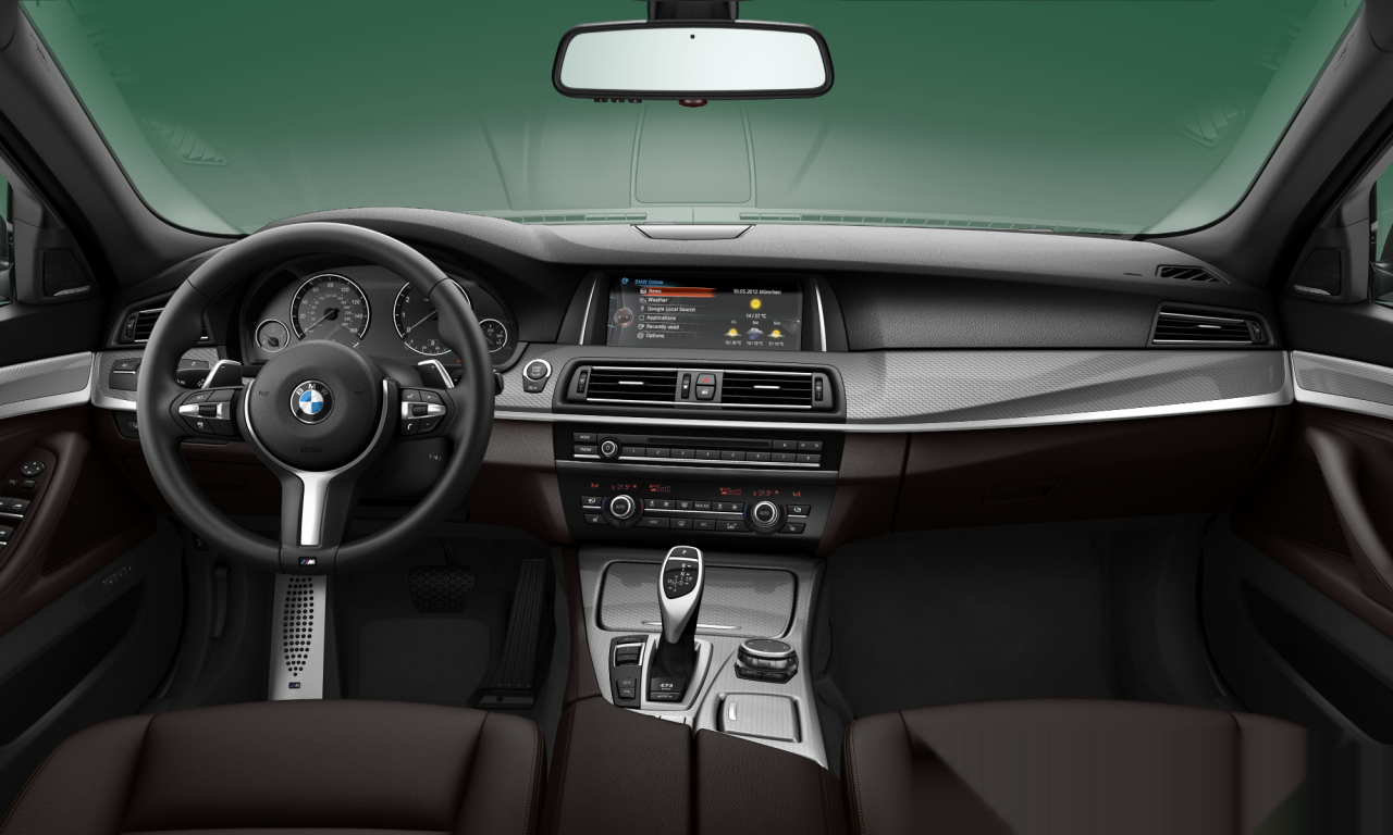 Interior of BMW 535i xDrive (F10 (MUE)), VIN WBA5B3C54FD548333
