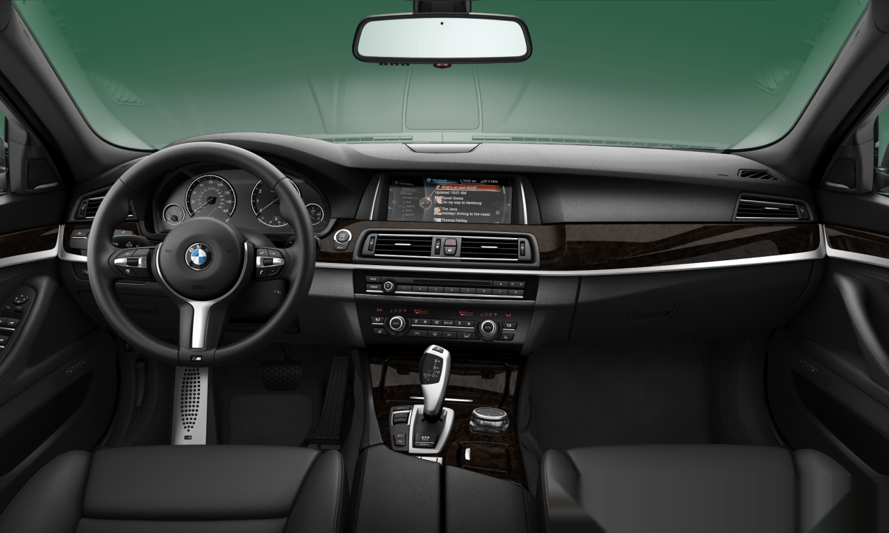 Interior of 2013 BMW 535i xDrive (F10 (MUE)), VIN WBA5B3C55ED530518
