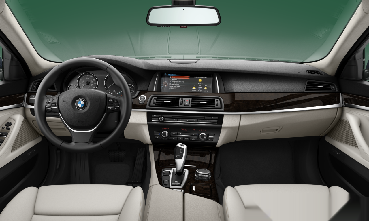 Interior of BMW 535i xDrive (F10 (MUE)), VIN WBA5B3C55FD541729