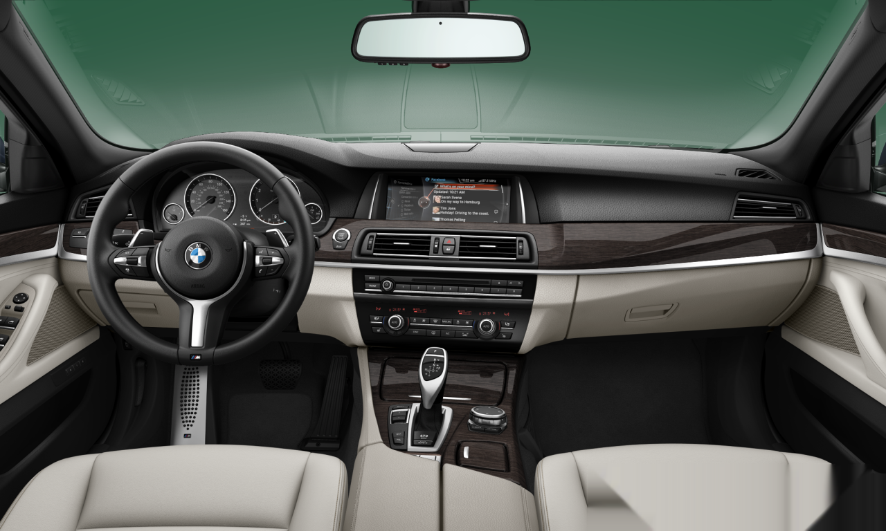 Interior of BMW 535i xDrive (F10 (MUE)), VIN WBA5B3C58ED535714