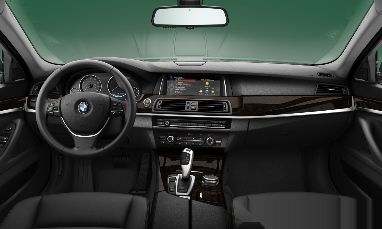 Interior of BMW 535i xDrive (F10 (MUE)), VIN WBA5B3C58FD544558