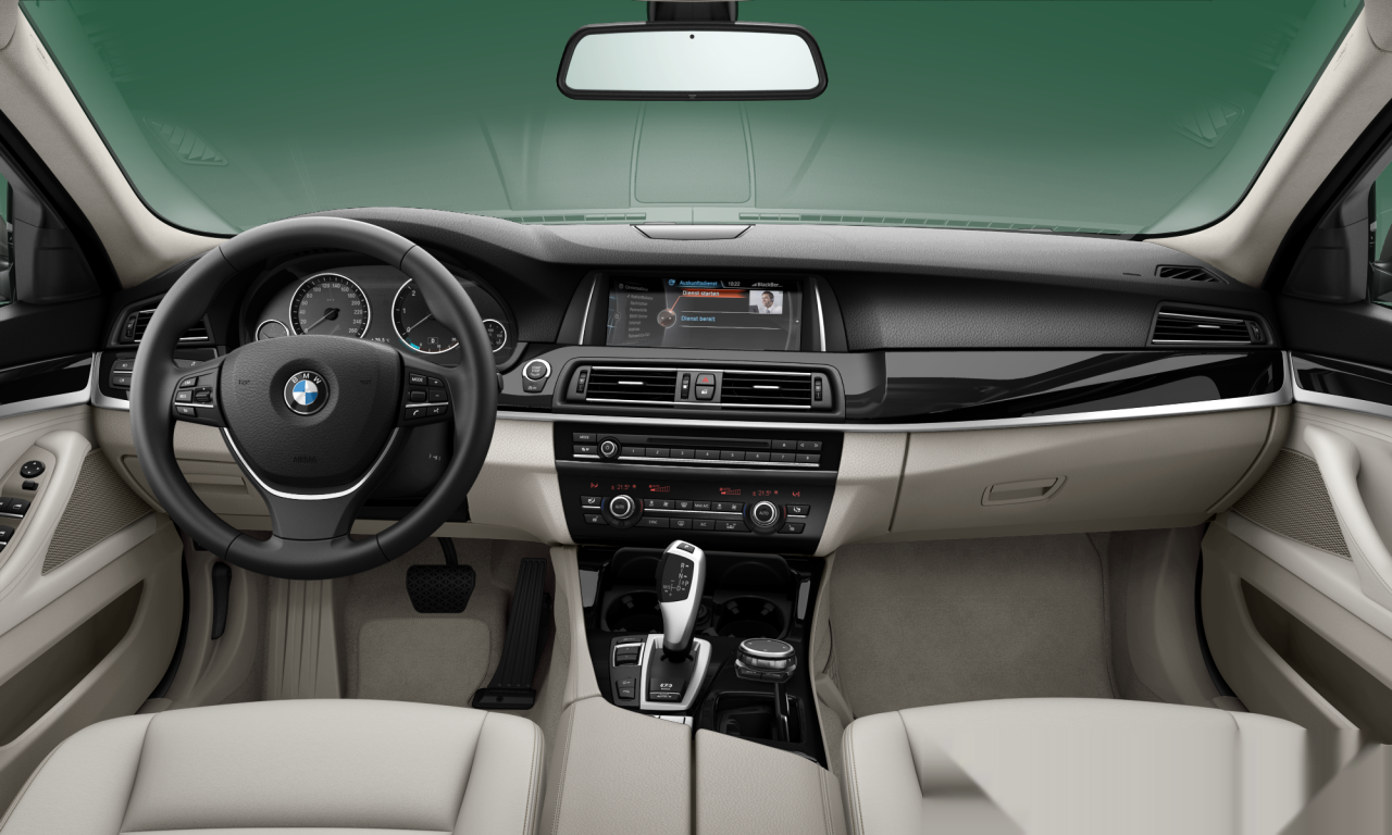 Interior of 2013 BMW 520d xDrive (F10 (MUE)), VIN WBA5B91090D564187