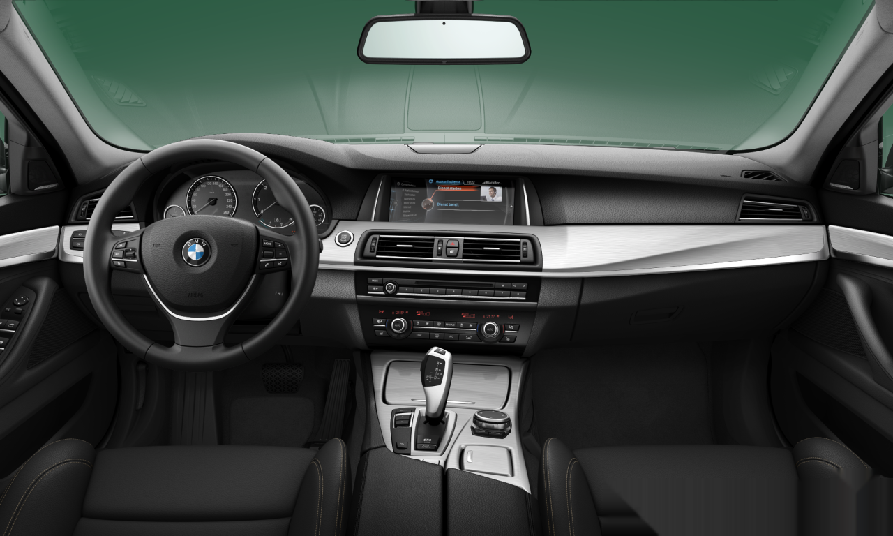 Interior of 2014 BMW 520d (F10 (MUE)), VIN WBA5C31080D765220