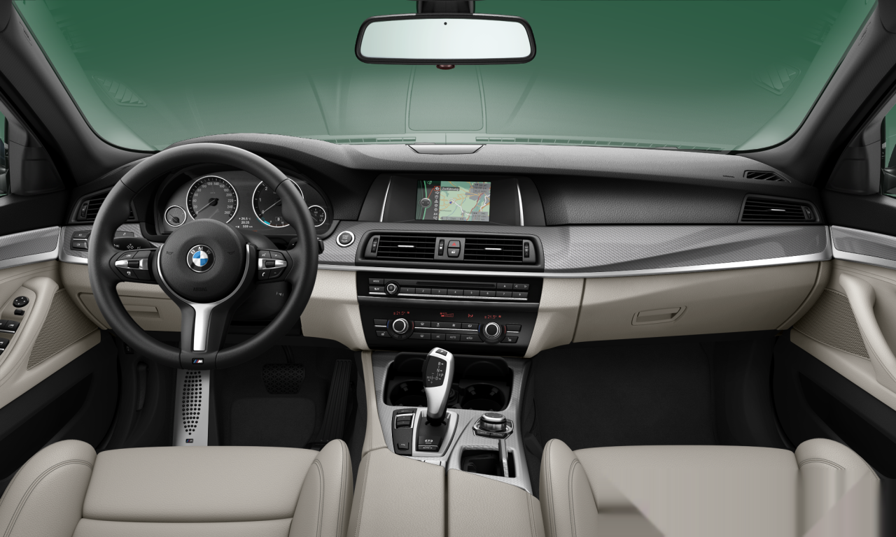 Interior of 2013 BMW 520d (F10 (MUE)), VIN WBA5C32020D600973