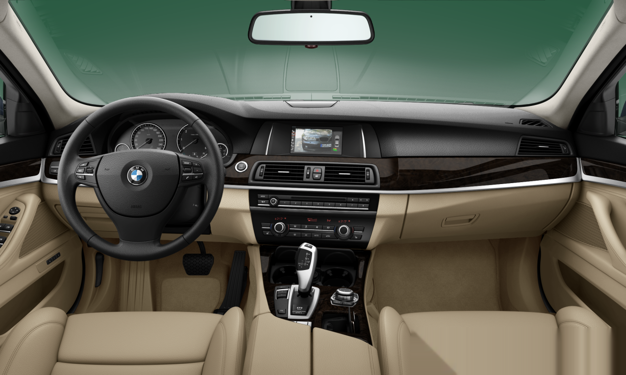 Interior of 2013 BMW 520d (F10 (MUE)), VIN WBA5C32060D602290
