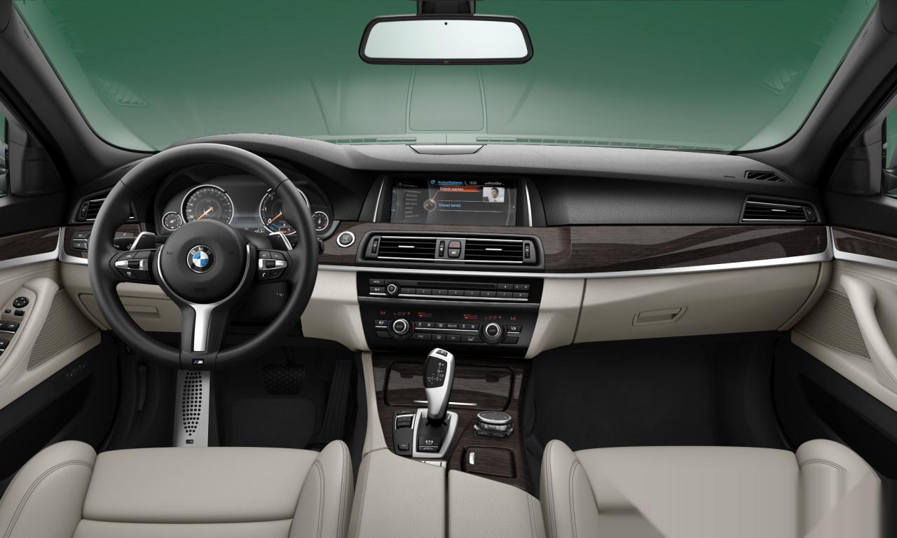 Interior of 2014 BMW 520d (F10 (MUE)), VIN WBA5C32090D635459