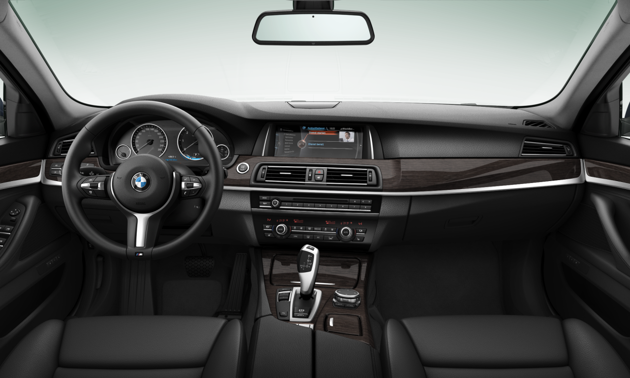 Interior of BMW 525d (F10 (MUE)), VIN WBA5C71030D821328