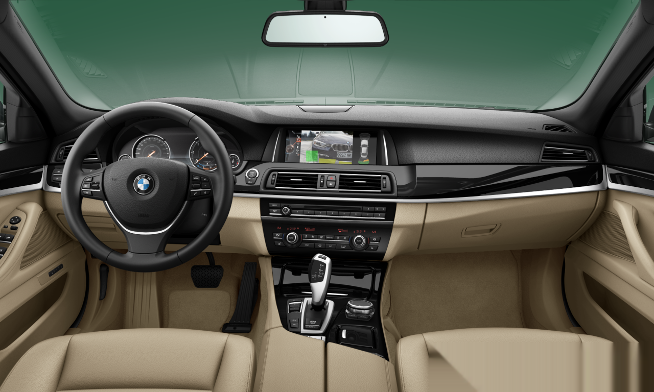 Interior of 2016 BMW 525d xDrive (F10 (MUE)), VIN WBA5C9107GG674063