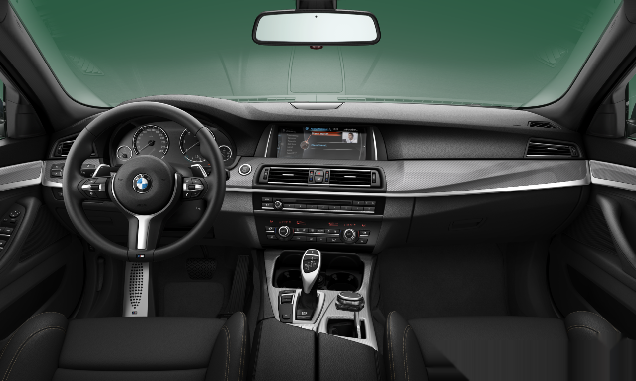 Interior of BMW 530d (F10 (MUE)), VIN WBA5D11040G293386