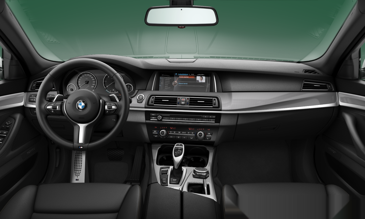 Interior of BMW 530d xDrive (F10 (MUE)), VIN WBA5D31010GV85122