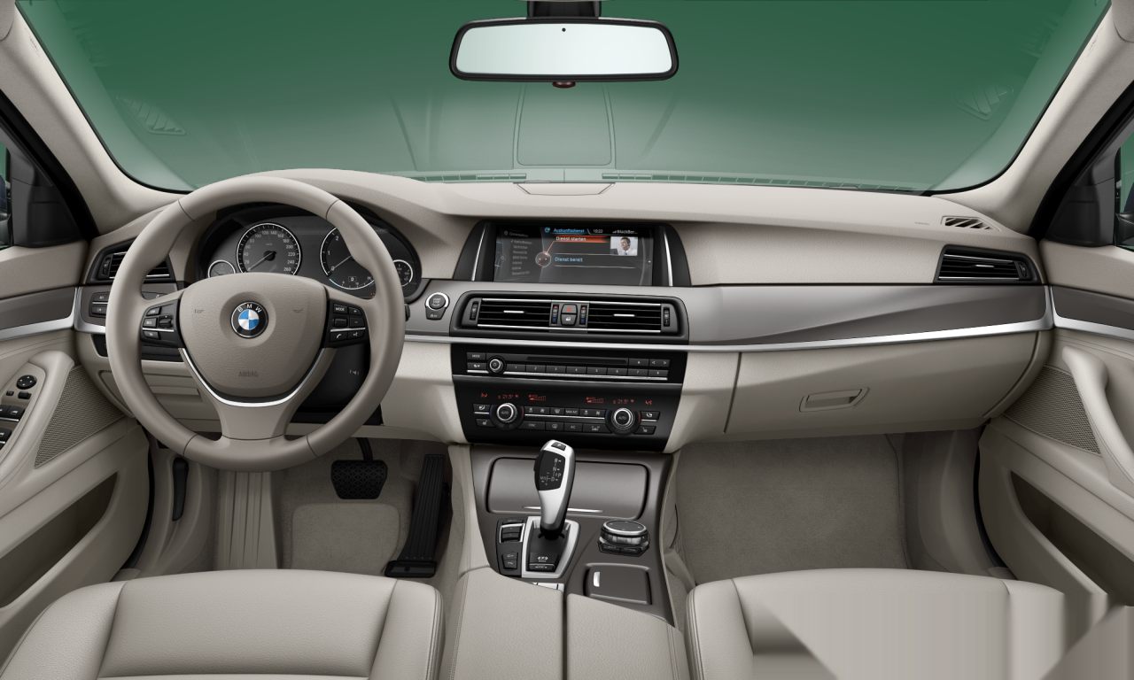 Interior of 2013 BMW 530d xDrive (F10 (MUE)), VIN WBA5D31090D574483