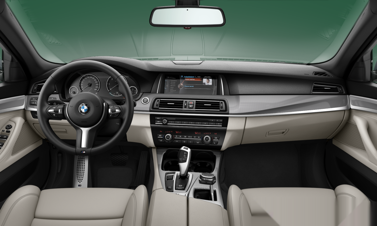 Interior of BMW 535d (F10 (MUE)), VIN WBA5D52070G783262