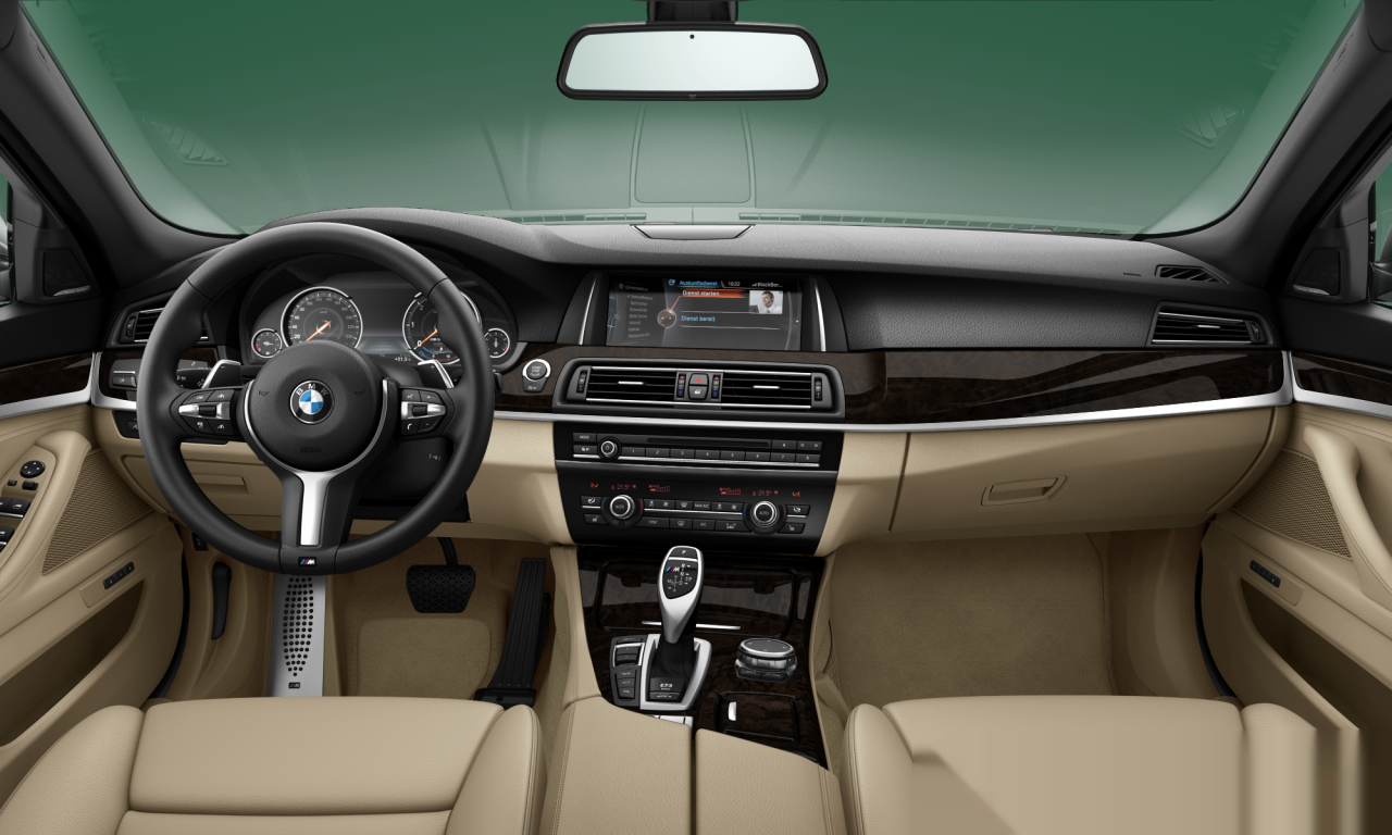 Interior of BMW M550d xDrive (F10 (MUE)), VIN WBA5D91040D061371
