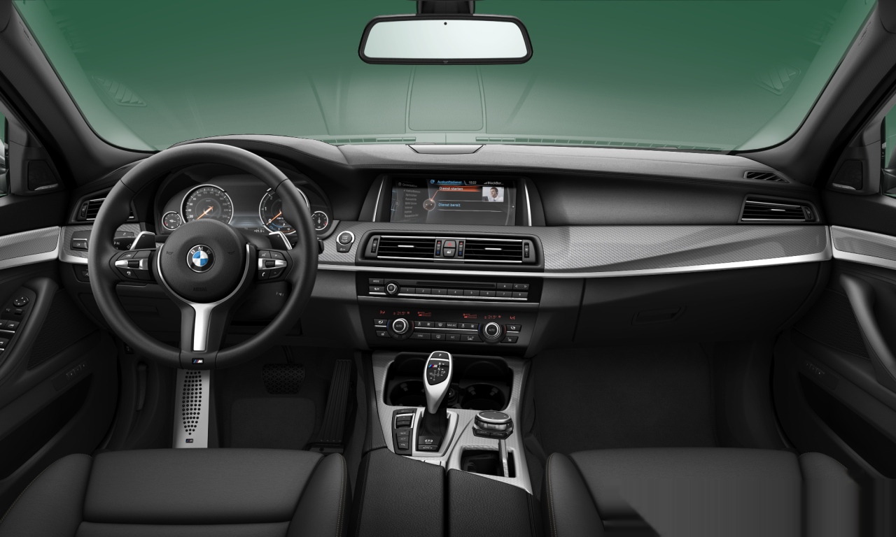 Interior of BMW M550d xDrive (F10 (MUE)), VIN WBA5D91060D969739