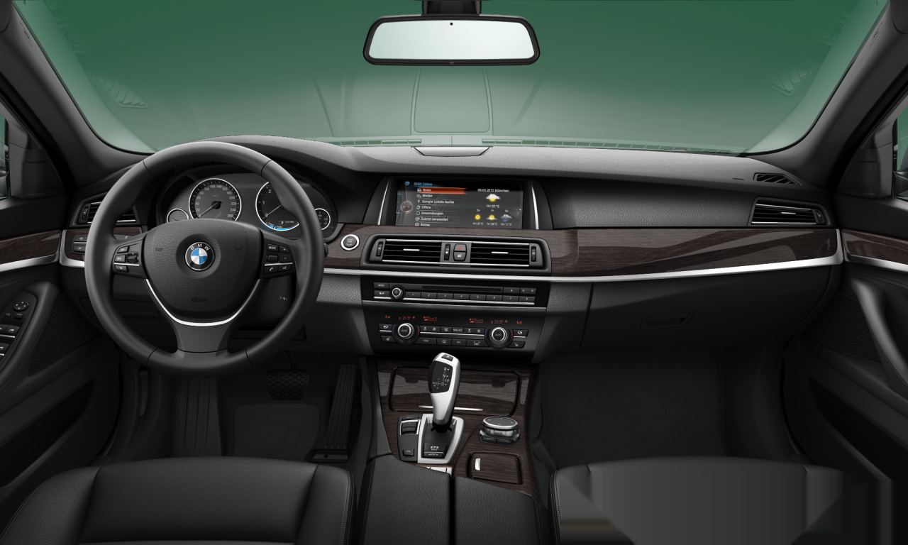Interior of BMW 520d (F10 (MUE)), VIN WBA5E51000G068449