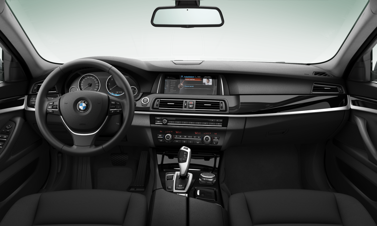 Interior of BMW 520d (F10 (MUE)), VIN WBA5E51040G066123