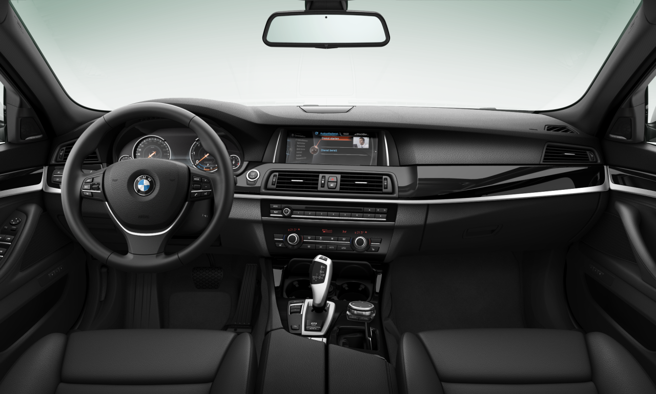 Interior of BMW 520d (F10 (MUE)), VIN WBA5E51040G208129