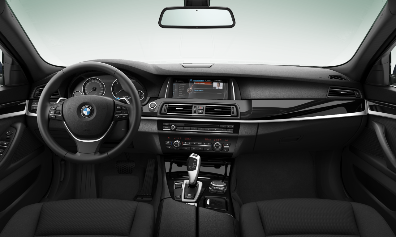Interior of BMW 520d (F10 (MUE)), VIN WBA5E51050G100182