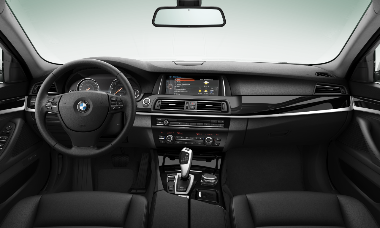 Interior of 2016 BMW 520d (F10 (MUE)), VIN WBA5E5106GG067624