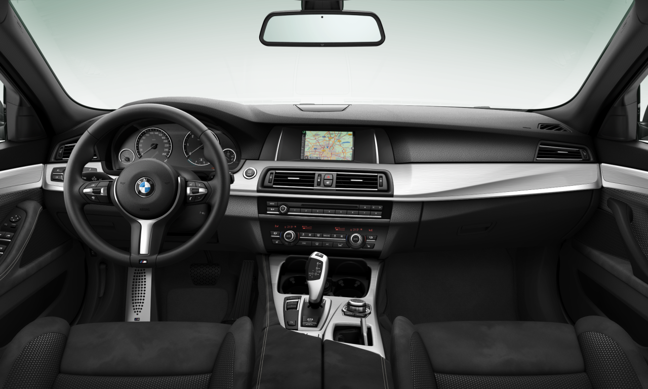 Interior of 2014 BMW 520d (Sedan (4 Doors)), VIN WBA5E51070G057528
