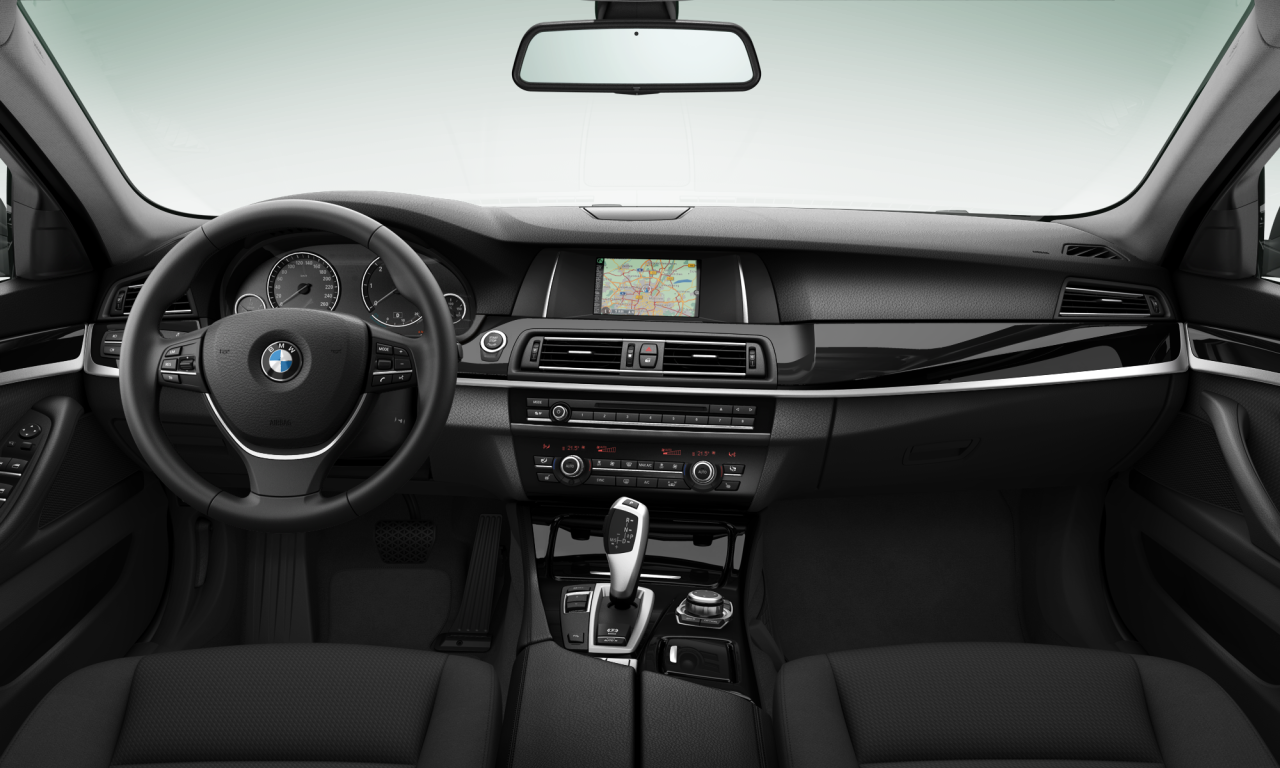 Interior of 2016 BMW 520d (F10 (MUE)), VIN WBA5E51090G074931