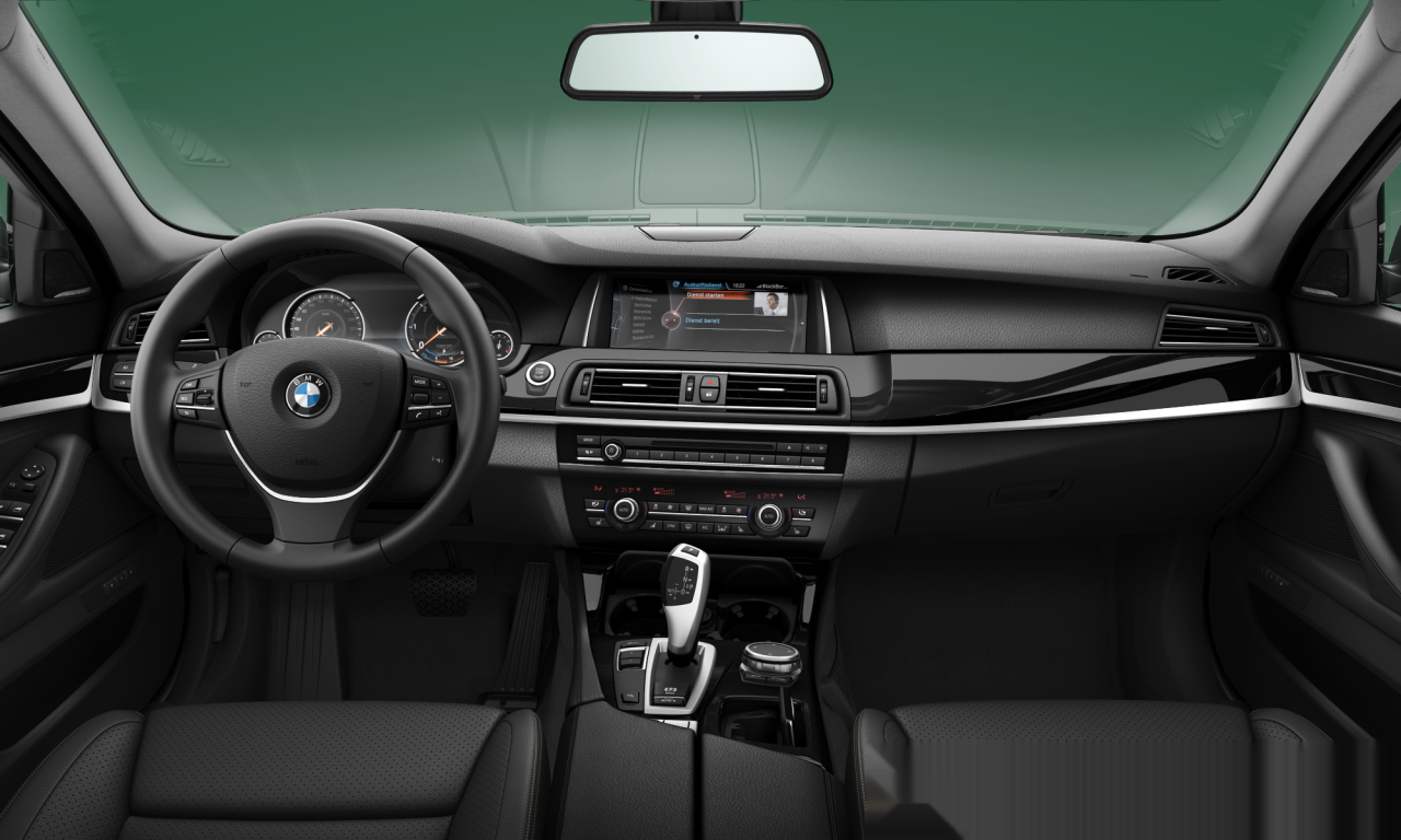 Interior of BMW 520d (F10 (MUE)), VIN WBA5E51090G202570