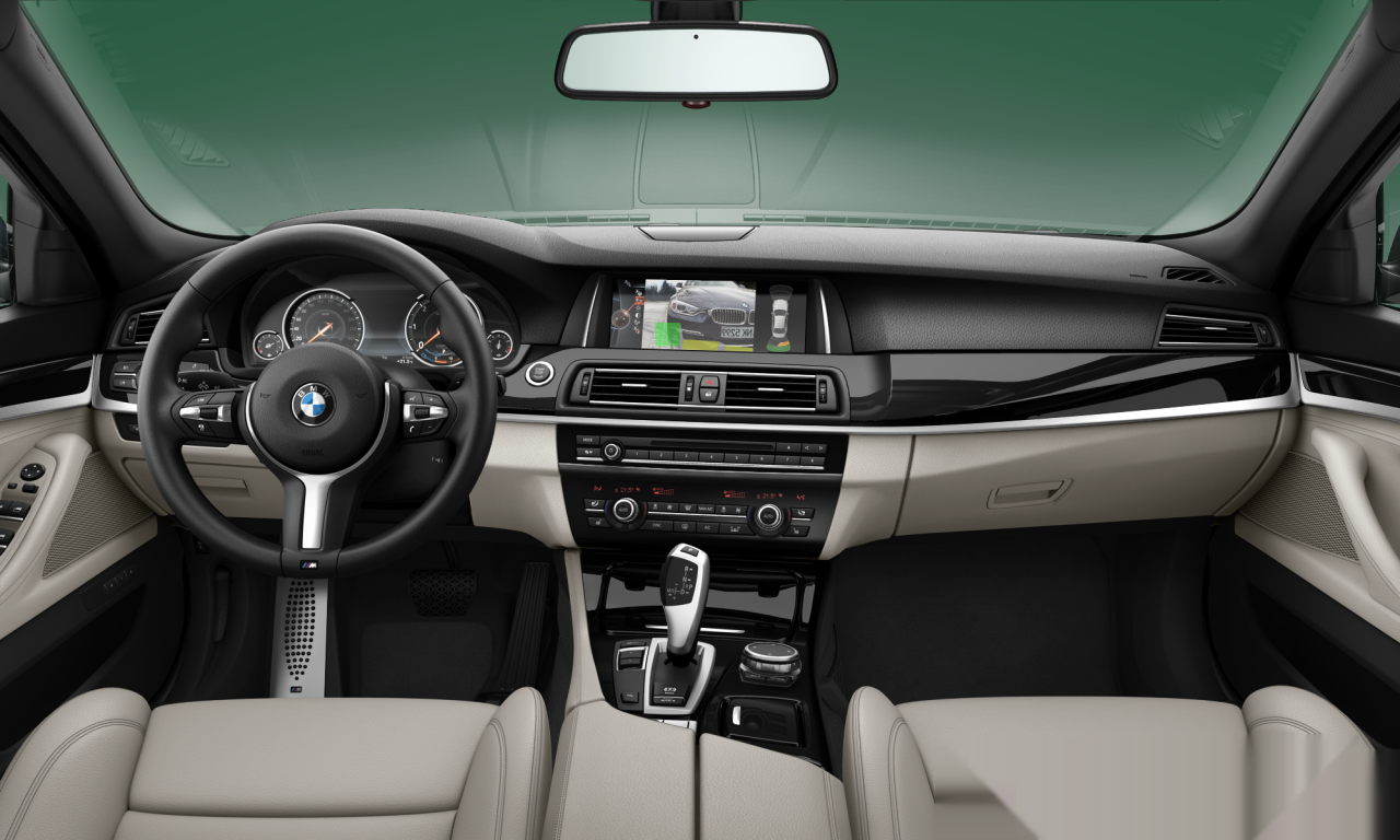 Interior of 2016 BMW 520d (F10 (MUE)), VIN WBA5E510X0G201413