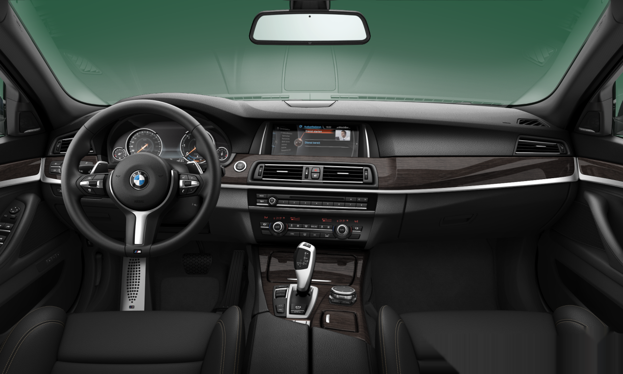 Interior of BMW 520d (F10 (MUE)), VIN WBA5E52050G699423