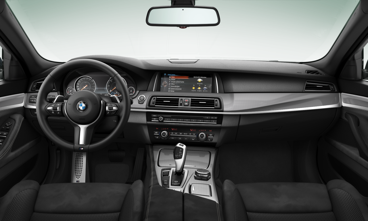 Interior of BMW 520d xDrive (F10 (MUE)), VIN WBA5E71020GZ94038