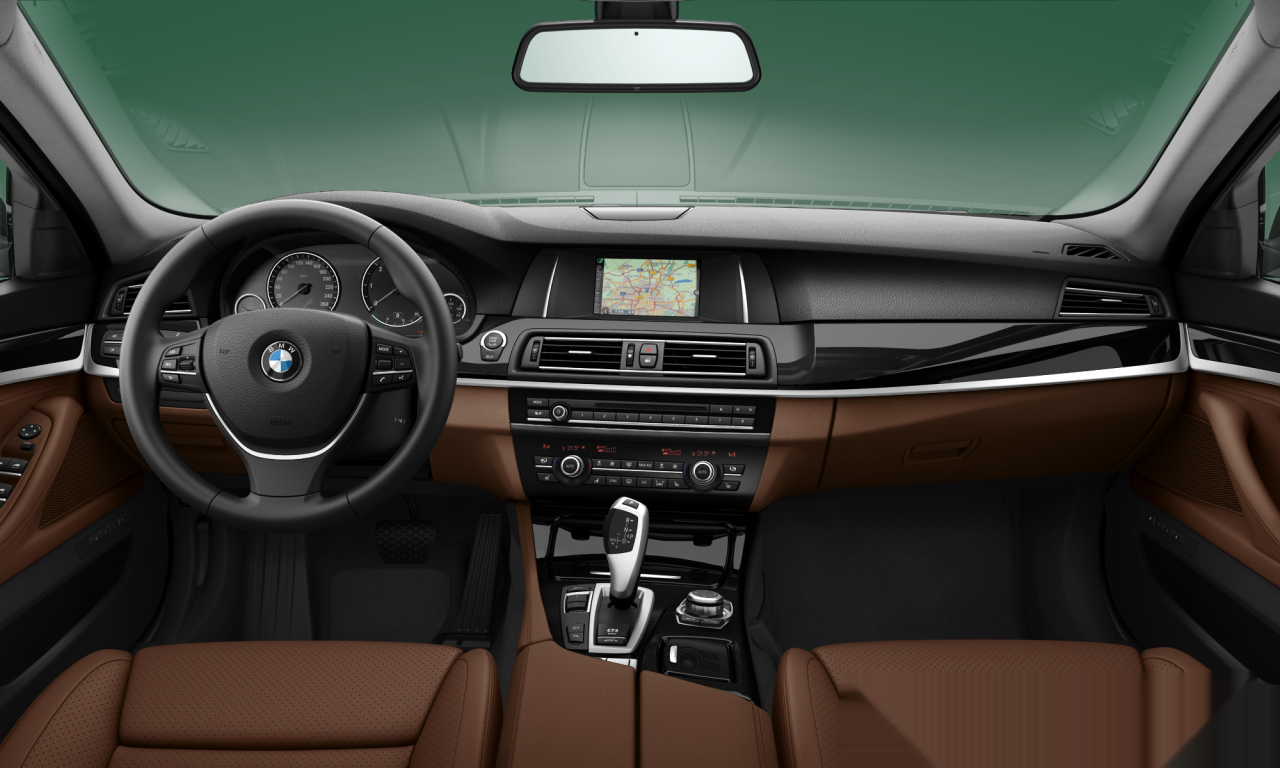 Interior of 2014 BMW 520d xDrive (F10 (MUE)), VIN WBA5E71030GK08151