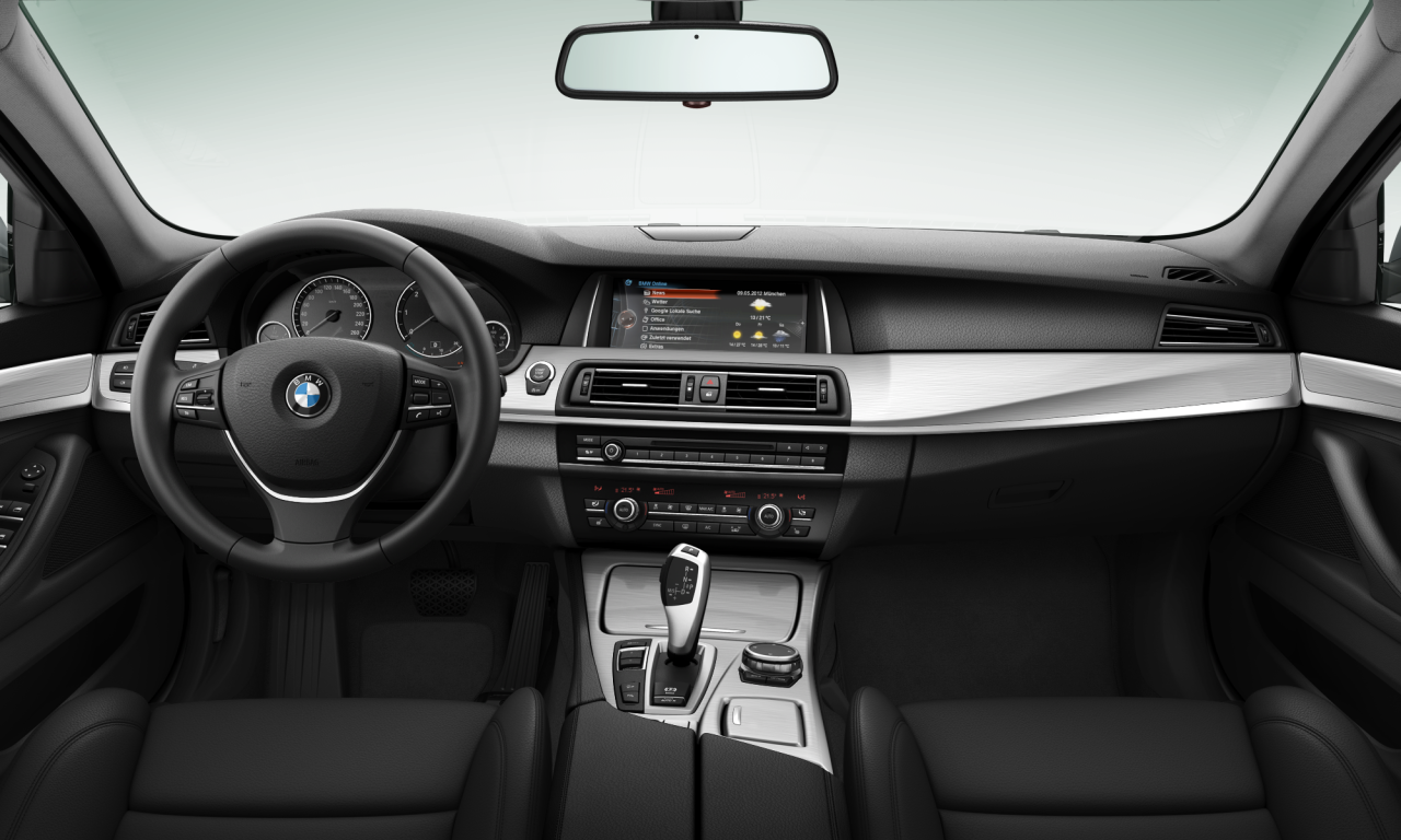 Interior of BMW 520d xDrive (F10 (MUE)), VIN WBA5E7103GG568546