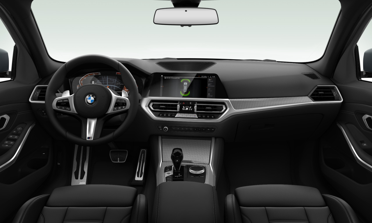 Interior of 2022 BMW 320i (G20), VIN WBA5F300208C70435