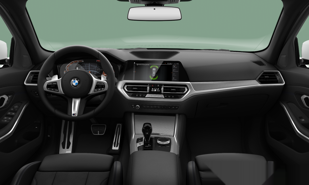 Interior of BMW 320i (G20), VIN WBA5F300X08B42170