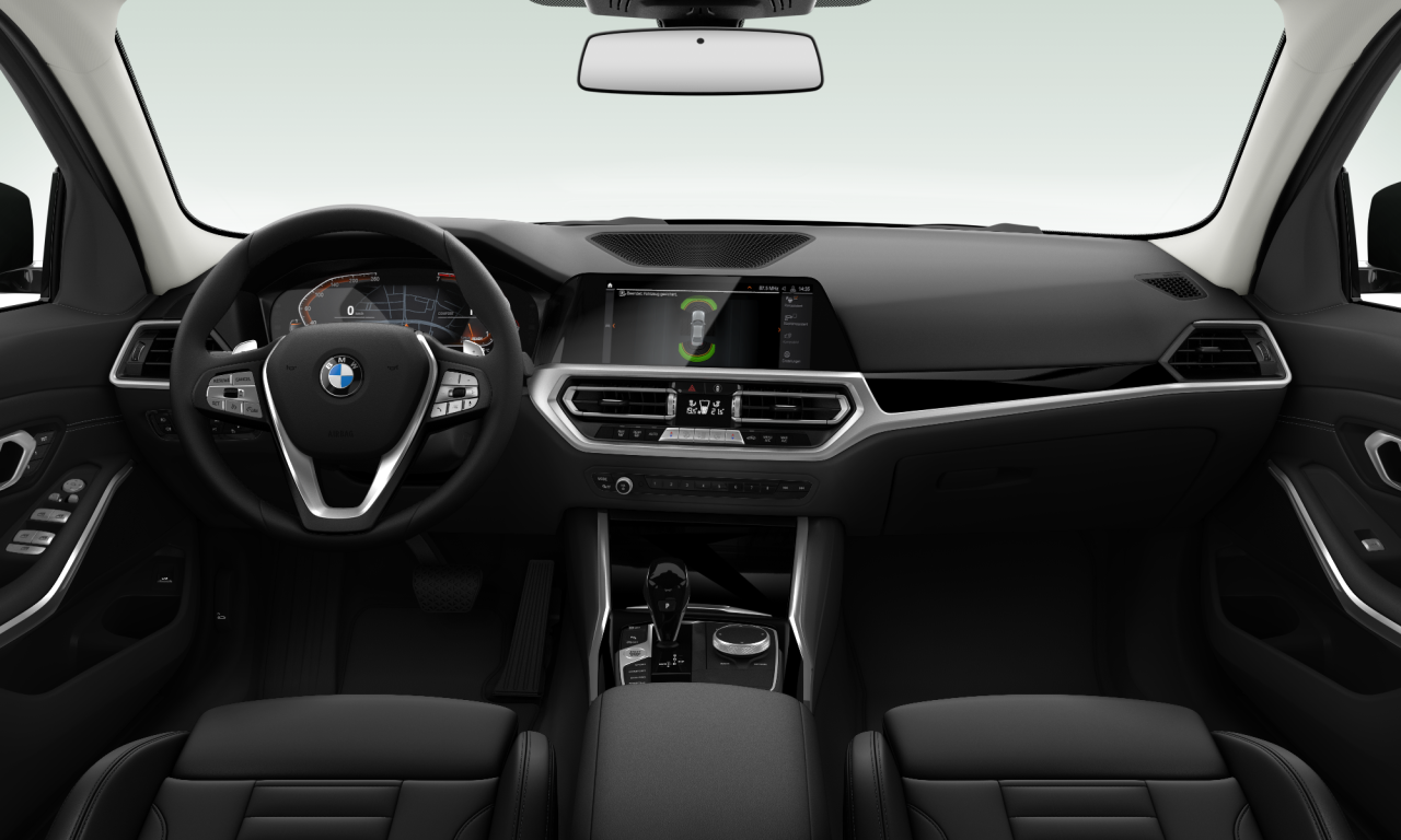 Interior of BMW 320i (G20), VIN WBA5F300X08C56265