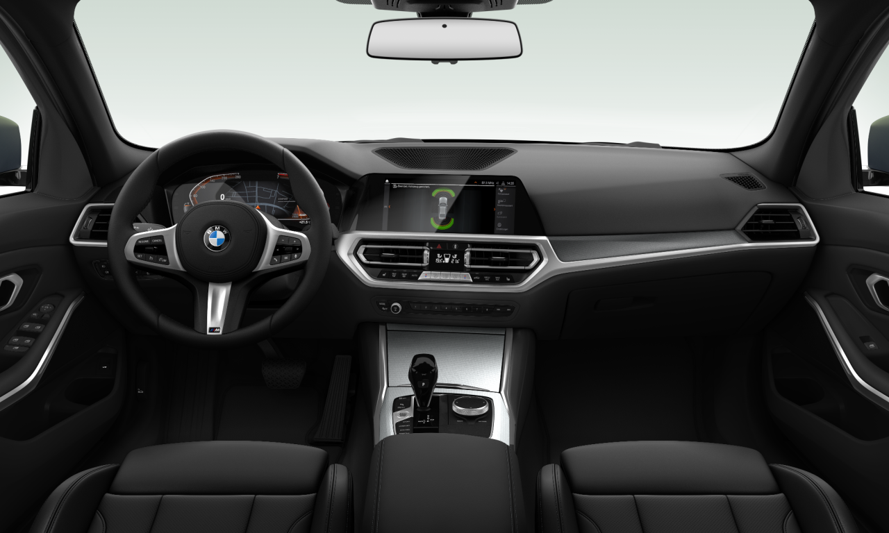 Interior of BMW 320i (G20), VIN WBA5F31040FM68439