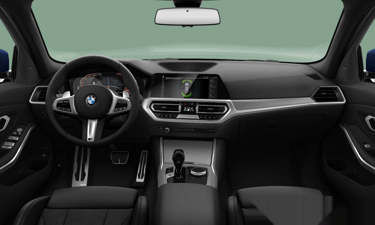 Interior of 2020 BMW 320i (G20), VIN WBA5F31060FK55072