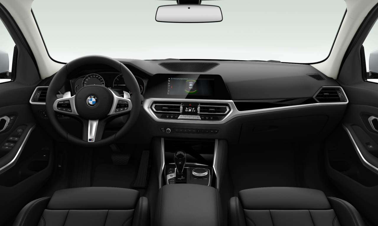 Interior of 2020 BMW 320i (G20), VIN WBA5F3107MFJ95258