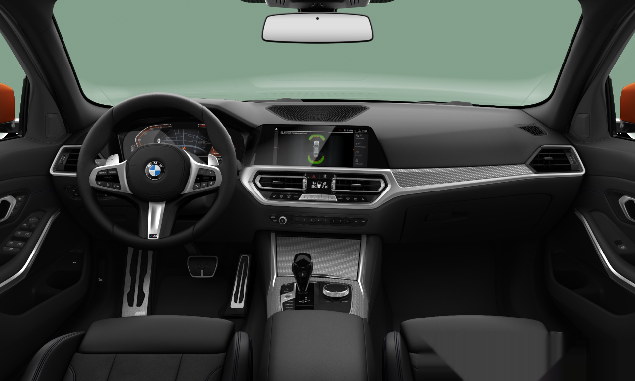 Interior of BMW 320i (G20), VIN WBA5F320X0FH46133