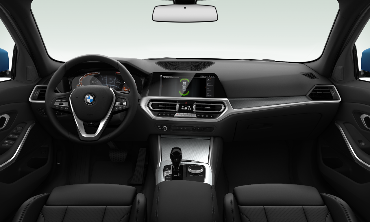 Interior of BMW 320i (G20), VIN WBA5F380008C45652