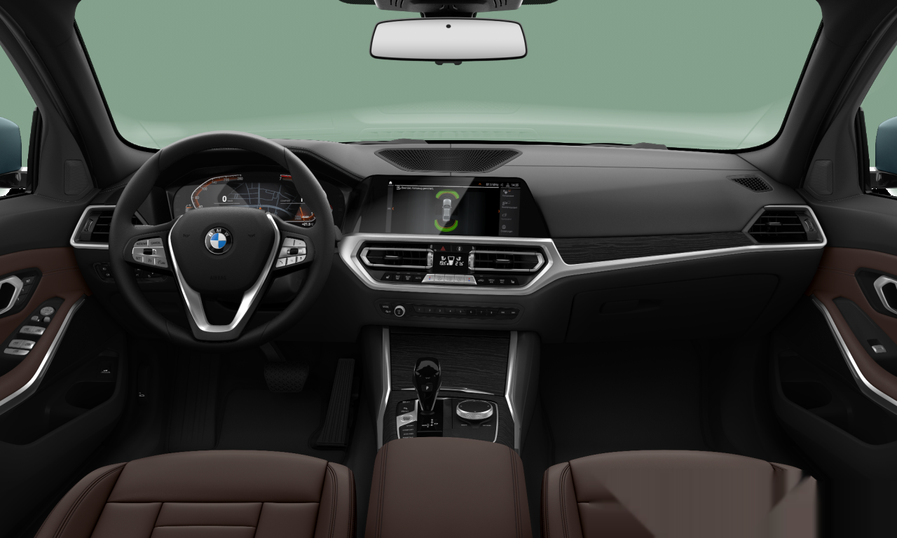 Interior of 2020 BMW 320i (G20), VIN WBA5F5101MFK19677