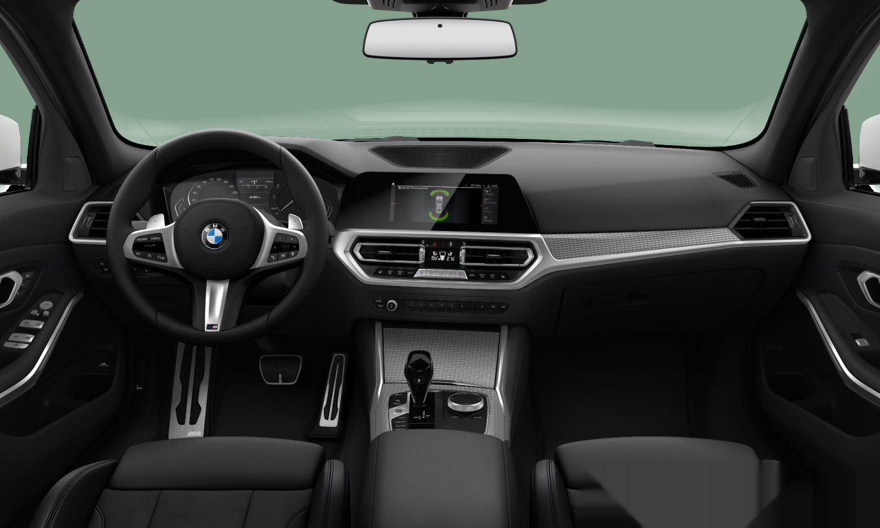 Interior of BMW 320i (G20), VIN WBA5F5104MFL45919