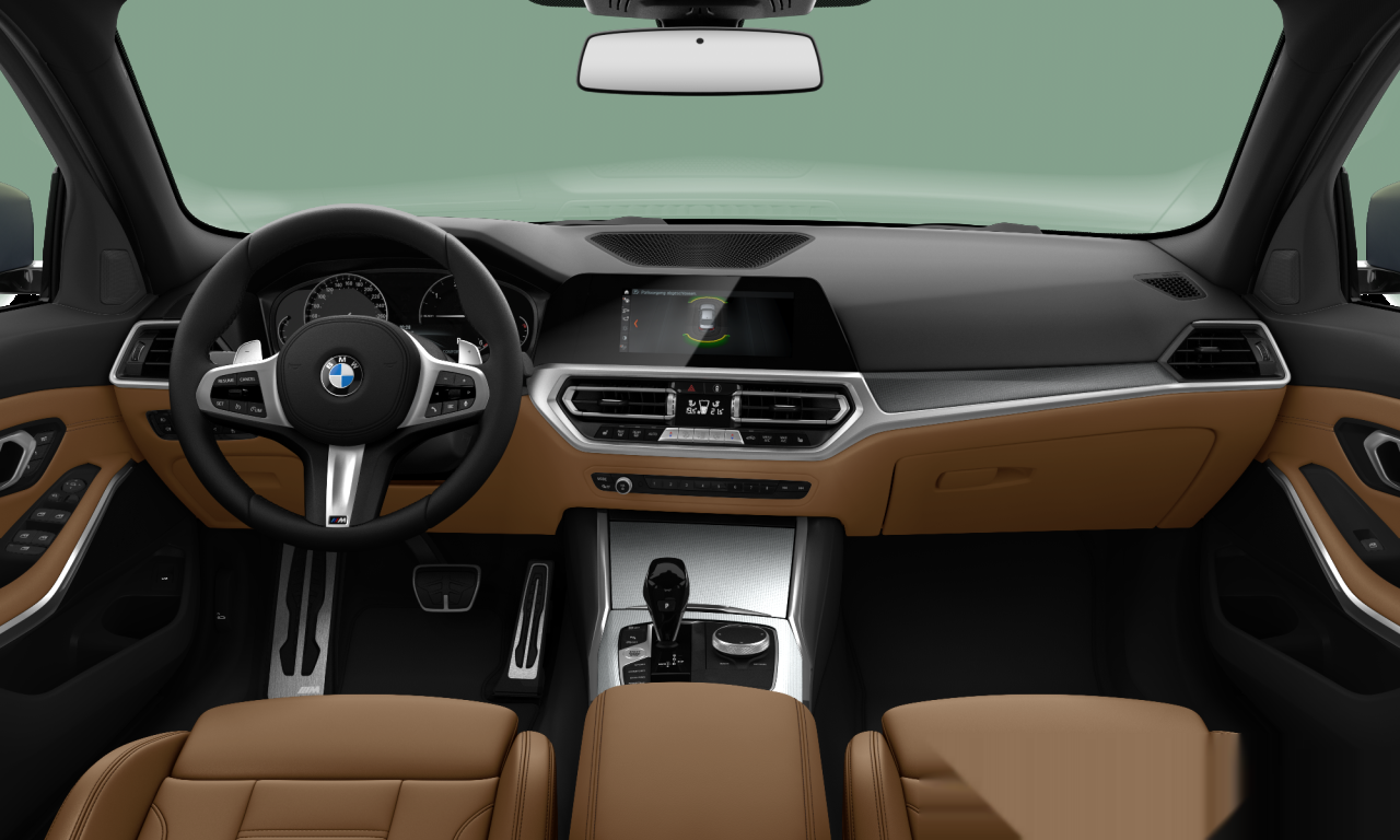 Interior of BMW 320i (G20), VIN WBA5F5108LFJ70024