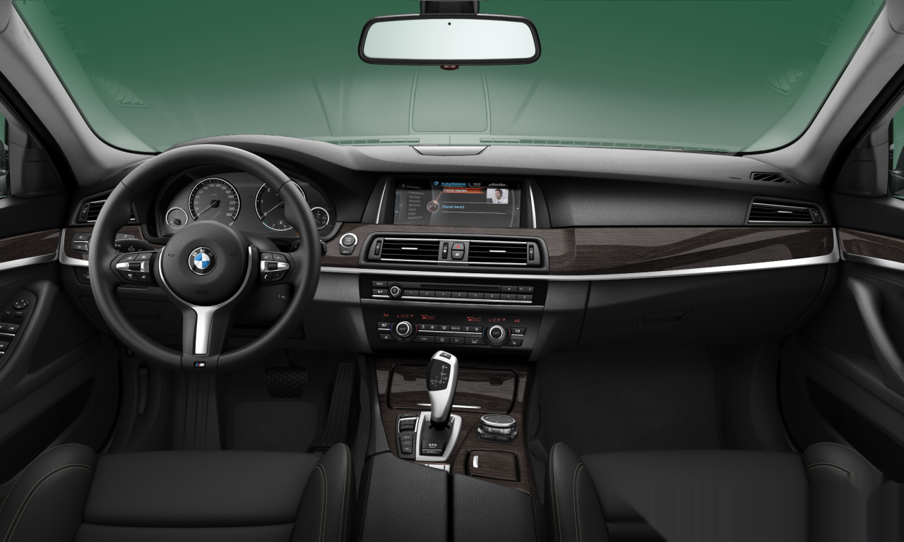 Interior of 2017 BMW 530d xDrive (F11 (MUE)), VIN WBA5K310X0G798107