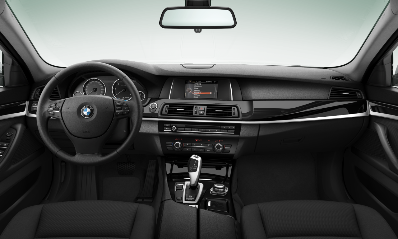 Interior of 2015 BMW 520d (F11 (MUE)), VIN WBA5L31080G083288